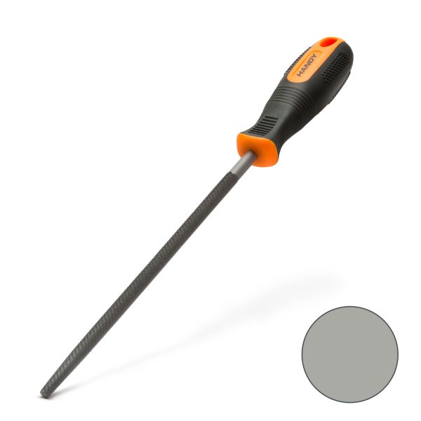 Precíziós reszelő fémhez - kör alakú - egyszeres vágású - közepes durvaságó    Handy 10613