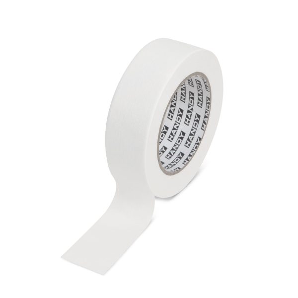 Maszkolószalag - oldószeres ragasztóval - 50 m x 30 mm - fehér    Handy 11085B