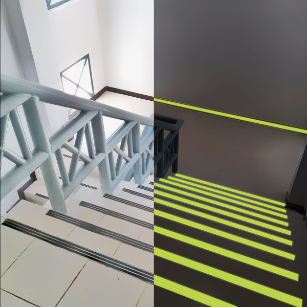 Ragasztószalag - csúszásmentes - 5 m x 25 mm - foszforeszkáló    Handy 11087D