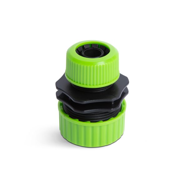 Tömlőcsatlakozó adapter - 1/2" - 3/4" - műanyag - zöld/fekete    Garden of Eden 11667