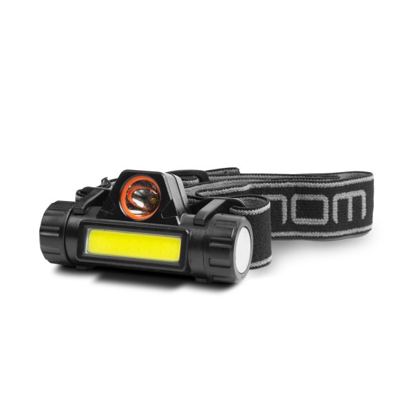 COB+SMD LED-es fejlámpa - akkumulátorral    Phenom 18616B