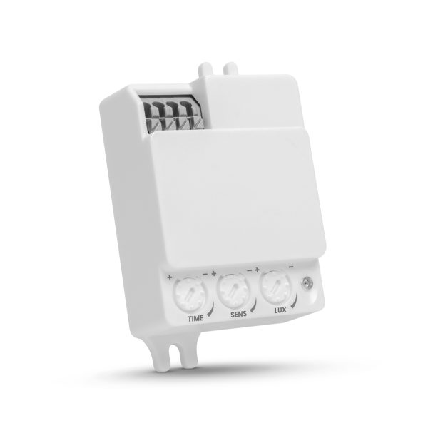 Beépíthető rejtett mozgásérzékelő - 360° - 5,8 Ghz - max 10 m - max 1200W - IP20    Delight 18698