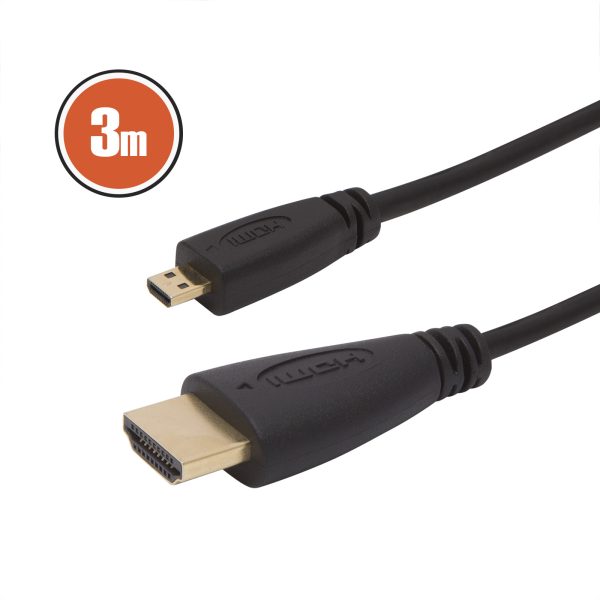 Micro HDMI kábel • 3 m    Delight 20425