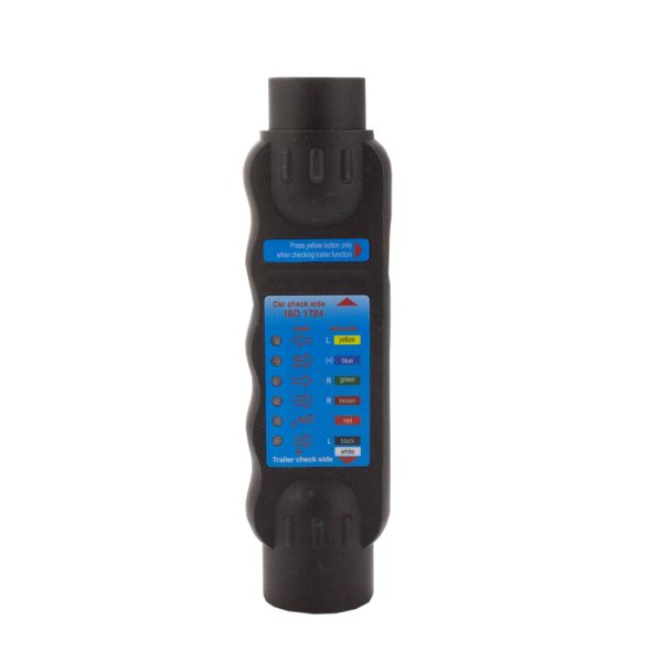 Utánfutó csatlakozó teszter - 7 pólusú - 12V    Carguard 54946