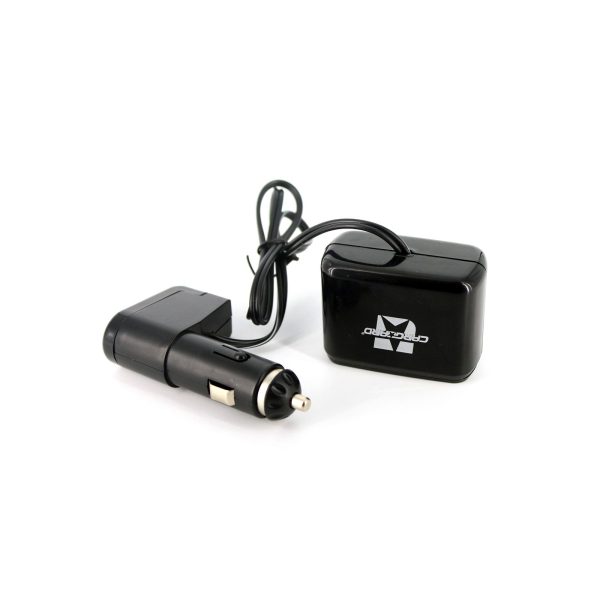 Szivargyújtóaljzatba csatlakoztatható 2-es elosztó + 1A USB csatlakozás    Carguard 55050