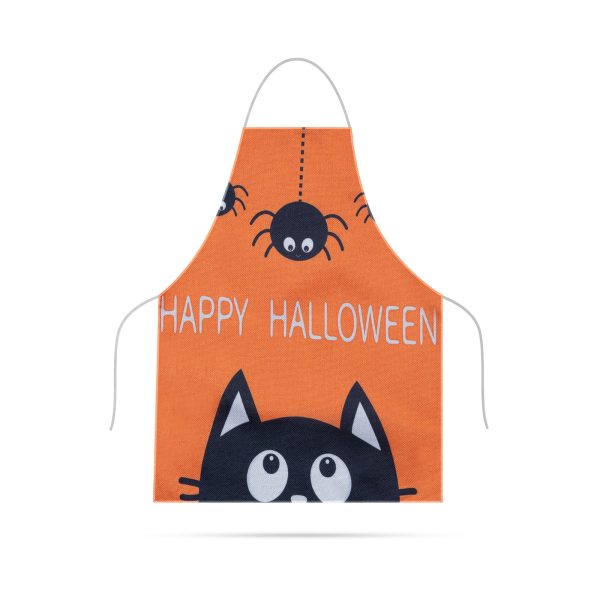 Kötény - gyerek méret - vízálló vászonszerű - halloween - 44 x 35 cm    Family 56176C