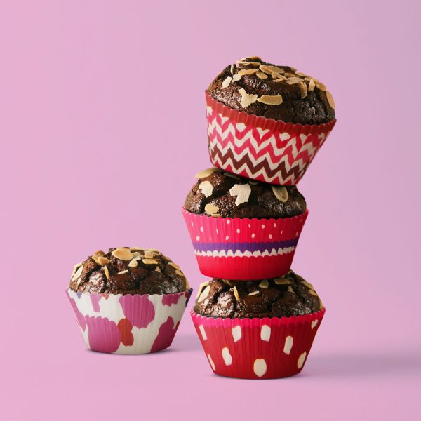 Muffin papír szett - szív - 100 db / csomag    Family 57168H