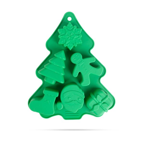 Szilikon sütőforma - karácsonyi - 22 x 18,5 x 2,5 cm    Family 57273B