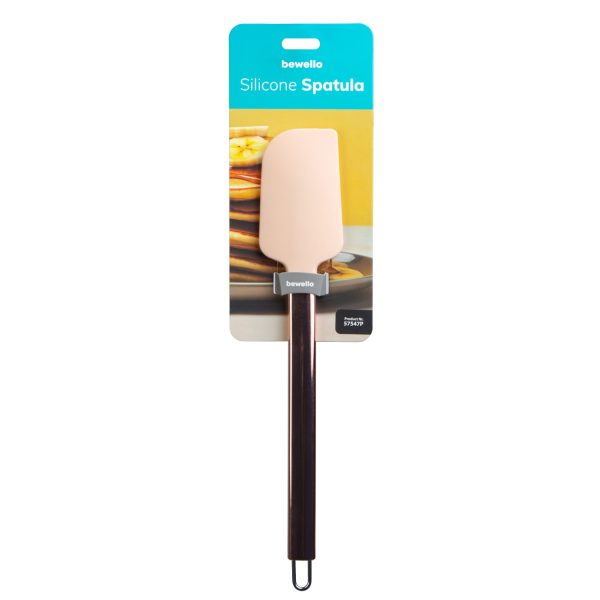 Szilikon spatula rozsdamentes nyéllel - 29 x 5,2 x 1 cm    Bewello 57547P