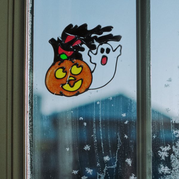 Halloween-i ablakdekor - tök és szellem    Family 58107H