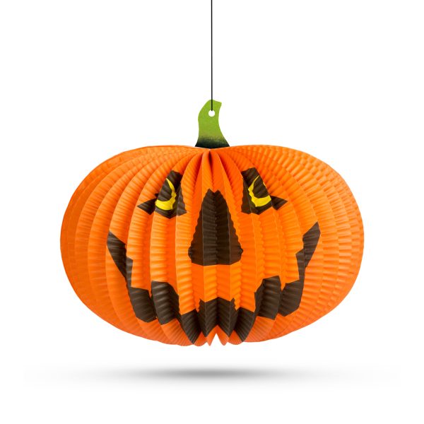 Halloween-i tökös lampion - akasztható - 26 cm    Family 58137C
