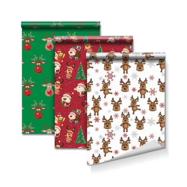 Csomagolópapír - 3 db - 70 gsm - 70 x 150 cm    Family 58205C