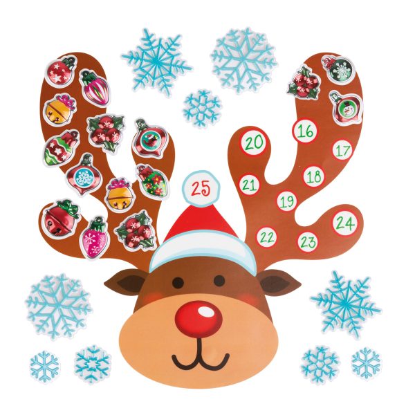 Karácsonyi öntapadós falmatrica - adventi kalendárium    Family 58635B