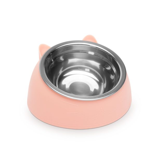 Etetőtál macskáknak - 165 x 100 mm - rózsaszín    Yummie 60062A