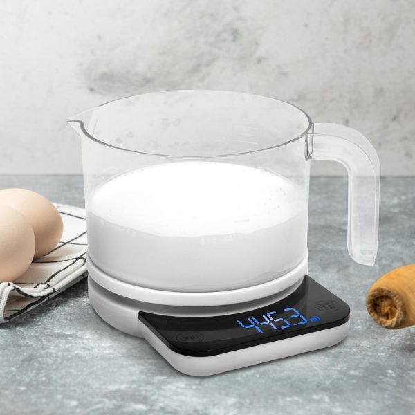 Digitális konyhai mérőkancsó - 2 x AAA - 800 ml    Bewello BW1019