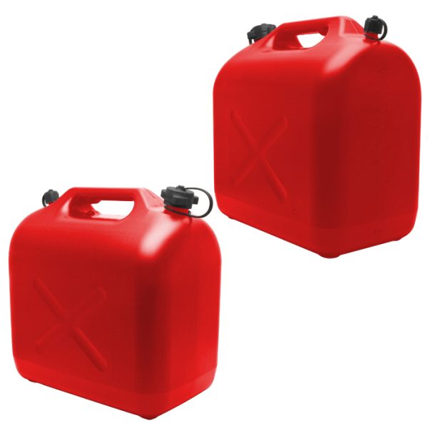 Üzemanyagkanna - műanyag - 20 L - piros    Handy 10892B - Image 2