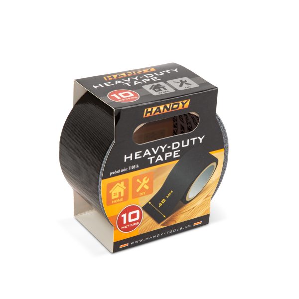 Általános ragasztószalag - textil szállal - fekete - 10 m x 48 mm    Handy 11081A - Image 2