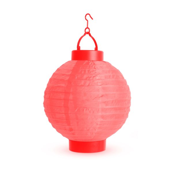 LED-es lampion - 1 LED - piros - 2 x AAA    Family 11399RD - Image 2