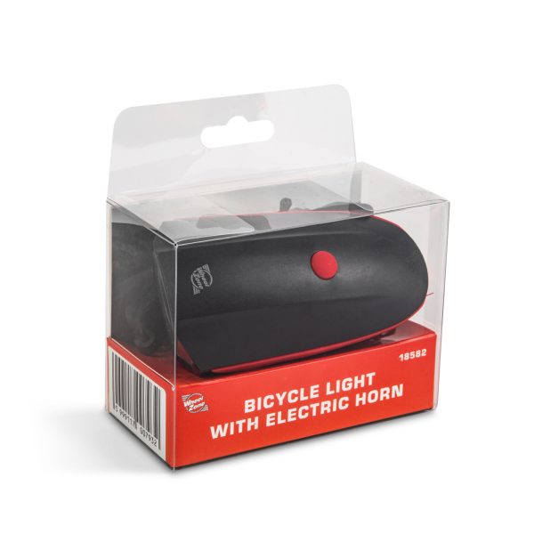 Kerékpár lámpa elektromos kürttel - XPE LED - 400 mAh - 450 lm - IP55    Wheel Zone 18582 - Image 2