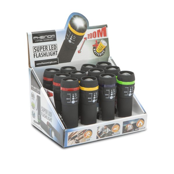 Fókuszálható COB LED-es elemlámpa    Phenom 18604 - Image 2