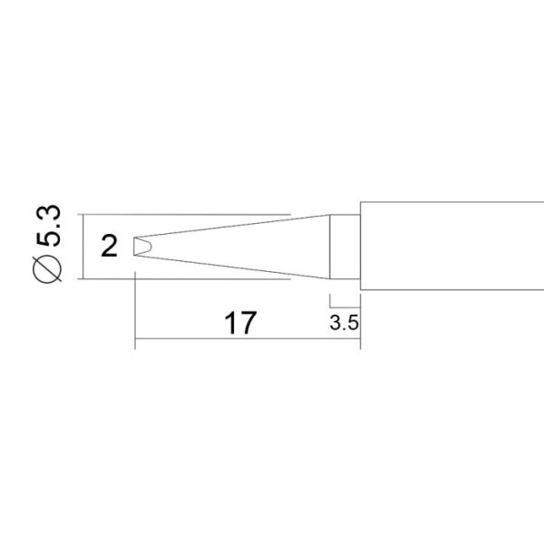 Pákahegy 28003-as pákához - 2 db / bliszter    Fahrenheit 28924N - Image 2