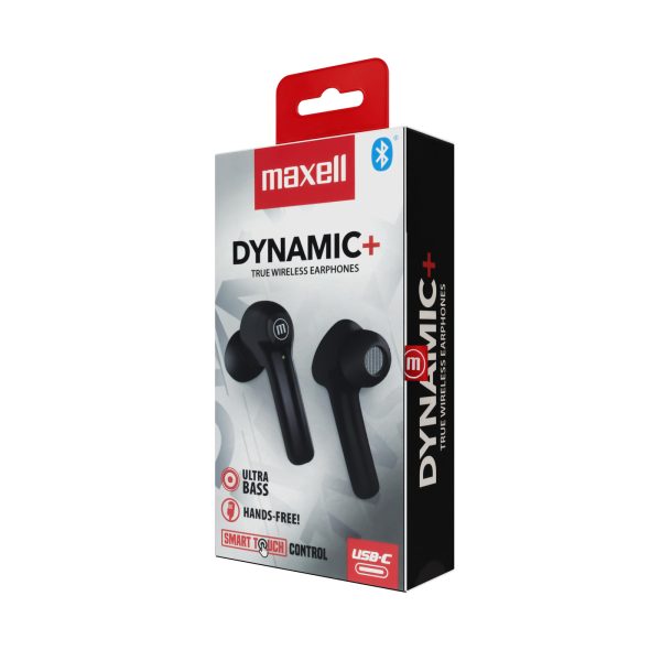 Maxell BT Dynamic+TWS fülhallgató - fekete    Maxell 52043BK - Image 2