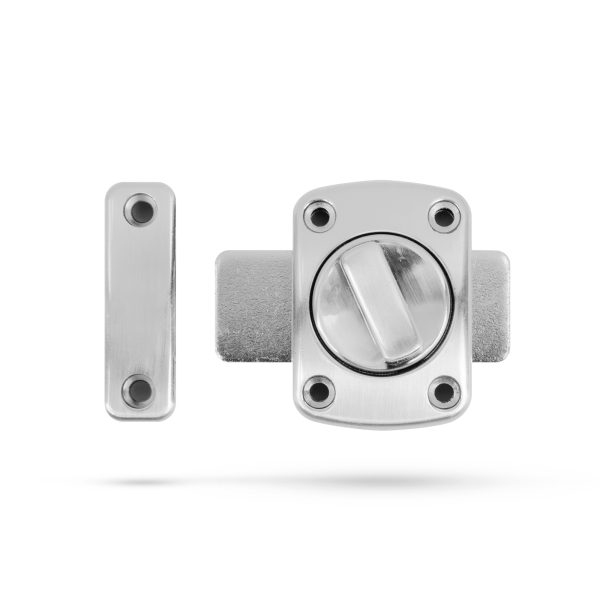 Fürdőszobai ajtózár - alumínium - 65 x 55 x 24 mm    Family 56240 - Image 2