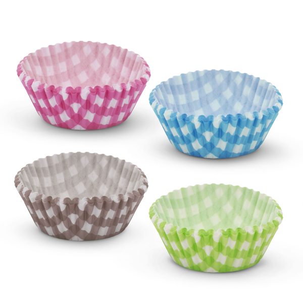 Muffin papír szett - kockás - 100 db / csomag    Family 57168S - Image 2