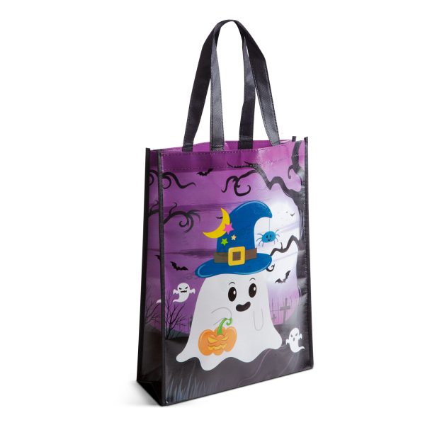 Halloween-i ajándéktáska - narancssárga / lila - 30 x 40 x 10 cm    Family 58184 - Image 2