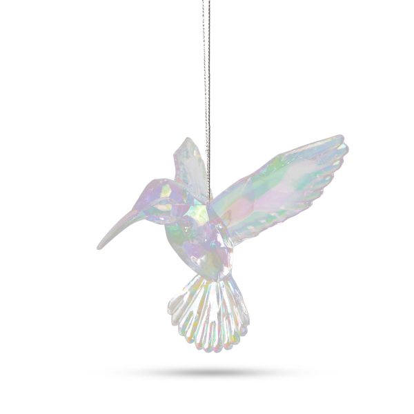Karácsonyi dísz - irizáló, akril kolibri - 95 x 100 x 65 mm    Family 58521 - Image 2