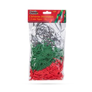Karácsonyi dekoráció - 3 színű papír - 20 g    Family 58558