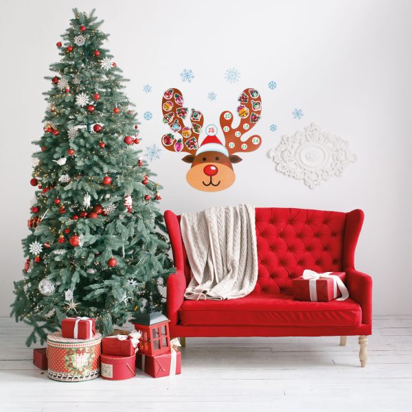 Karácsonyi öntapadós falmatrica - adventi kalendárium    Family 58635B - Image 2