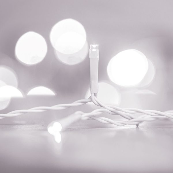 Fényfüggöny - 200 db LED - középfehér - hálózati - IP44 - 4,2 m - 8 program    Family 58901C - Image 2