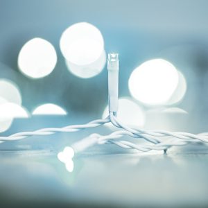 Fényfüggöny - 100 db LED - hidegfehér - hálózati - IP44 - 2,2 m - 8 program Family 58902B