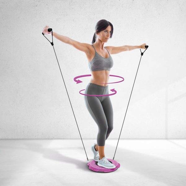 Twister fitnesz korong - gumi kötéllel - 29 cm    Bewello BW4005 - Image 2