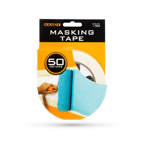 Maszkolószalag - vízbázisú ragasztóval - 50 m x 36 mm - fehér    Handy 11086B - Image 3