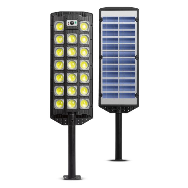 Szolár fali reflektor - 520 SMD LED - 3000 lm - 20W - 4500 mAh - IP65    Garden of Eden 55291B - Image 3