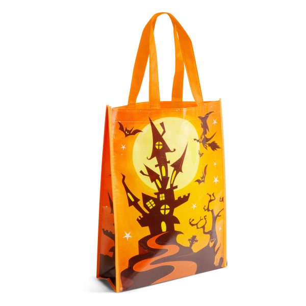 Halloween-i ajándéktáska - narancssárga / lila - 30 x 40 x 10 cm    Family 58184 - Image 3
