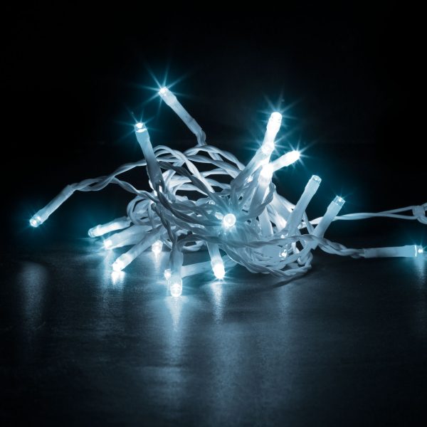Fényfüggöny - 100 db LED - hidegfehér - hálózati - IP44 - 2,2 m - 8 program    Family 58902B - Image 3