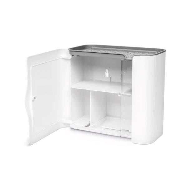 WC-papír tartó szekrény - fehér - 248 x 130 x 230 mm    Bewello BW3005 - Image 3
