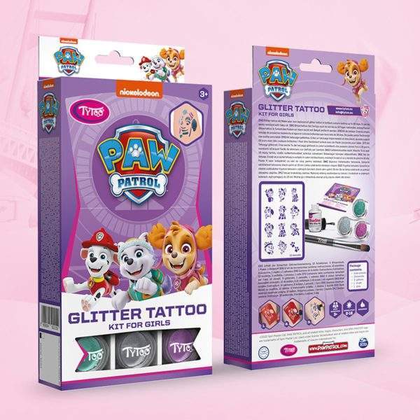 Paw Patrol lányos csillámtetoválás szett    Tytoo TY50210 - Image 3