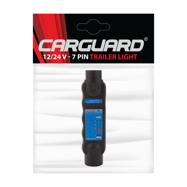 Utánfutó csatlakozó teszter - 7 pólusú - 12V    Carguard 54946 - Image 4