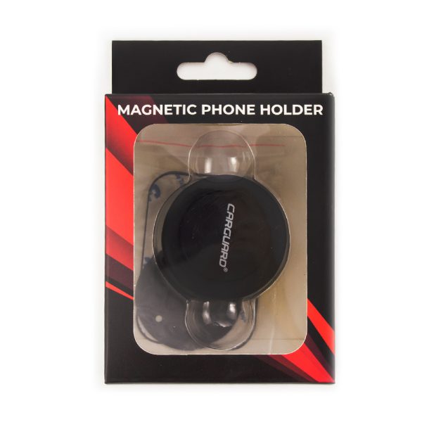 Telefontartó - mágneses, szellőzőrácsra rögzíthető - fekete    Carguard 54951 - Image 4