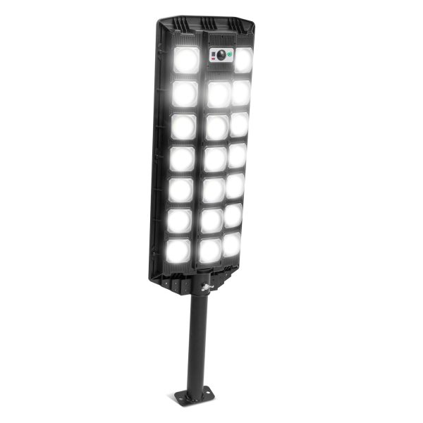 Szolár fali reflektor - 520 SMD LED - 3000 lm - 20W - 4500 mAh - IP65    Garden of Eden 55291B - Image 4