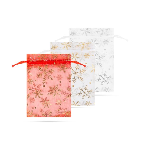 Organza ajándéktasak - 3 féle - 10 x 15 cm    Family 58078A - Image 5