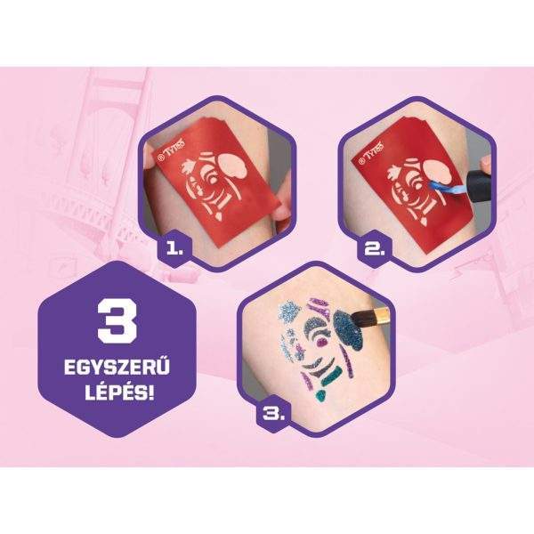 Paw Patrol lányos csillámtetoválás szett    Tytoo TY50210 - Image 6