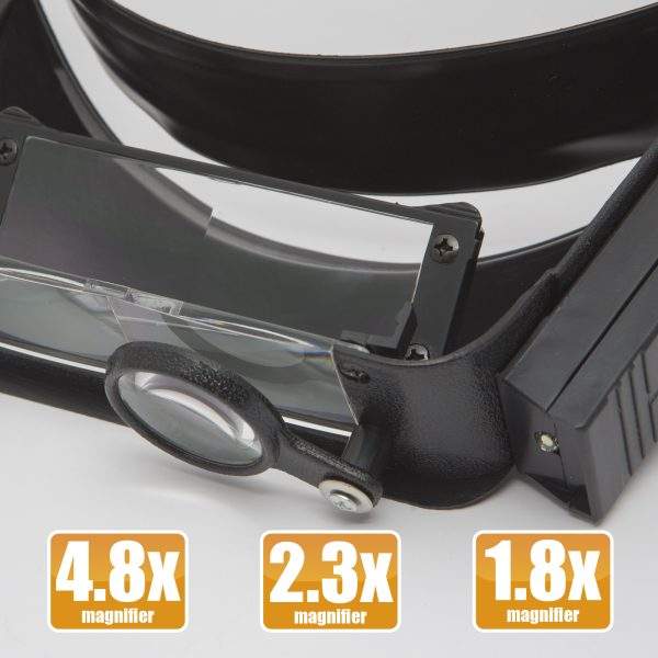 Fejpántos nagyító LED világítással    Handy 10793 - Image 2
