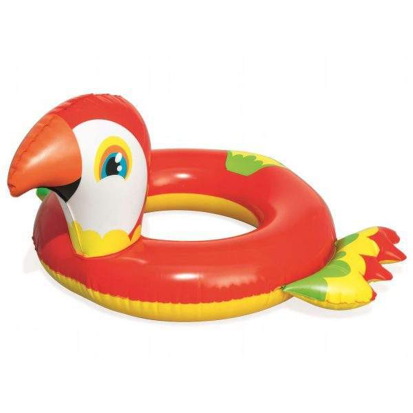 Felfújható úszógumi - papagáj - 79 x 58 cm    Bestway 56404C - Image 2