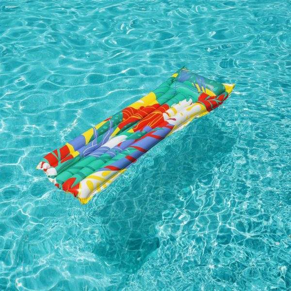 Felfújható úszómatrac - virágos - 183 x 69 cm    Bestway 56409A - Image 3