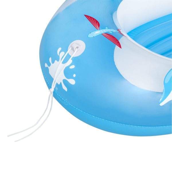 Felfújható csónak - 102 x 69 cm - kék, delfines    Bestway 56401 - Image 4